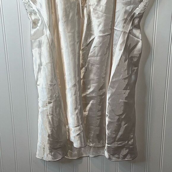 Dentelle Lace Slip Nightie Women’s Size XL Soft Pink Corset Front And Back - Picture 7 of 7